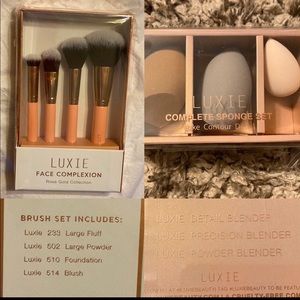 LUXIE - 6 Piece Face Brush & 3 Piece Sponge Set